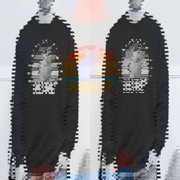 Huh Cat Huhおかしな猫好きのハッミーム スウェットシャツ 高齢者への贈り物