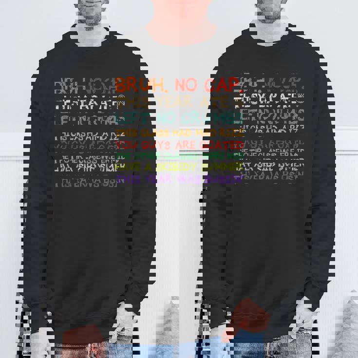 Last Day Ofchool Gen Zlang シニア卒業式 スウェットシャツ 高齢者への贈り物