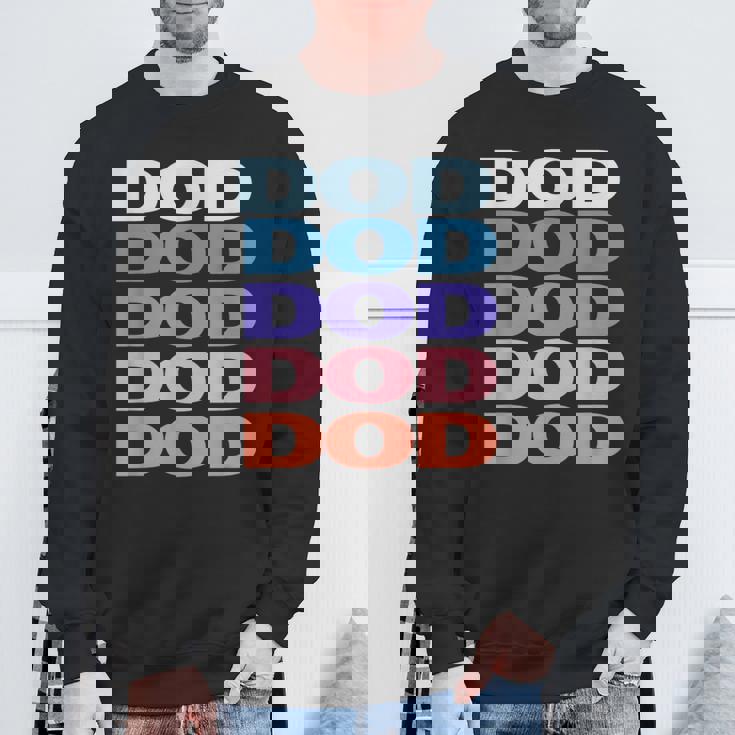 Modern Repeated Text Dod スウェットシャツ 高齢者への贈り物