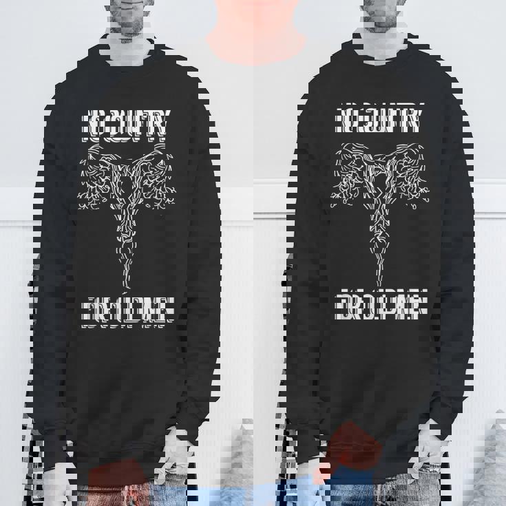 No Country For Old Feminist スウェットシャツ 高齢者への贈り物