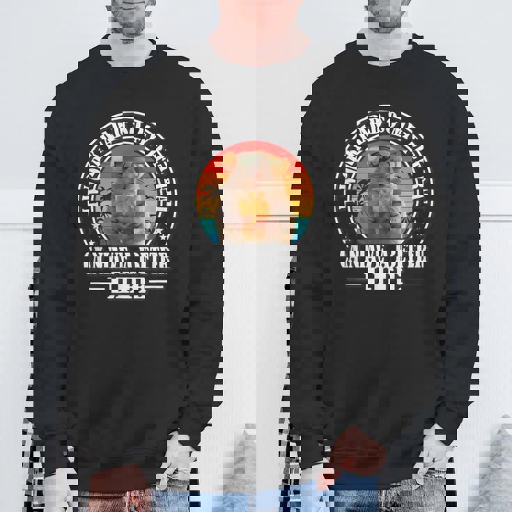 Work Hard Better Life Retrointage Pet Rat Lover スウェットシャツ 高齢者への贈り物