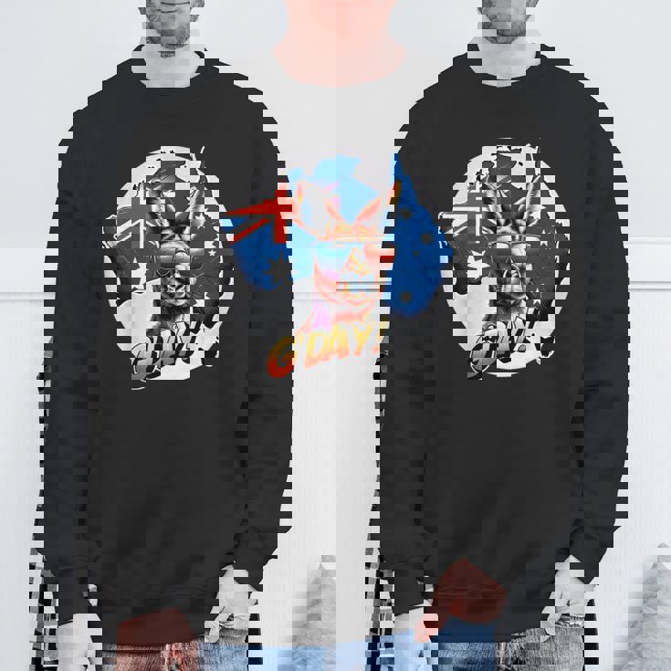 G'dayオーストラリアのお土産カンガルー。 スウェットシャツ 高齢者への贈り物