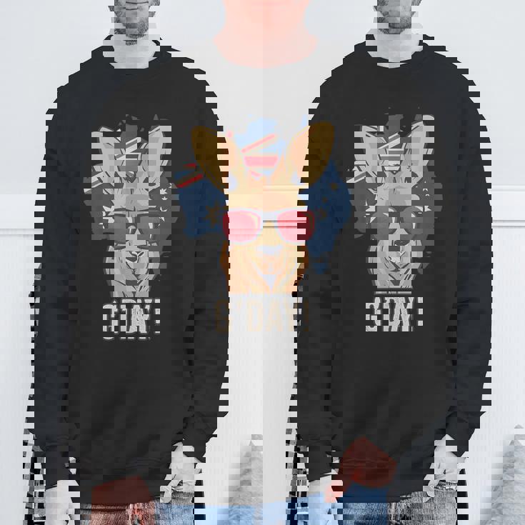 G'dayオーストラリアのお土産カンガルーギフト スウェットシャツ 高齢者への贈り物