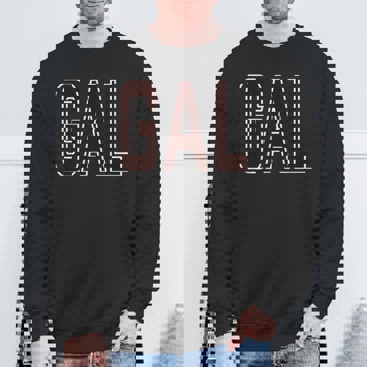 Gal ギャル【英語 文字】メッセージ 面白い デザイン スウェットシャツ 高齢者への贈り物