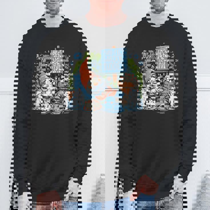 Garden Gnomes Gnome Lover Gnome ガーデニング スウェットシャツ 高齢者への贈り物