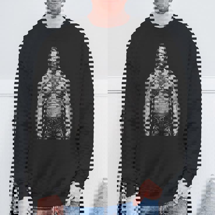 Gay Bear Community Pride Muscle Cub Bear メンズ ゲイパパ スウェットシャツ 高齢者への贈り物