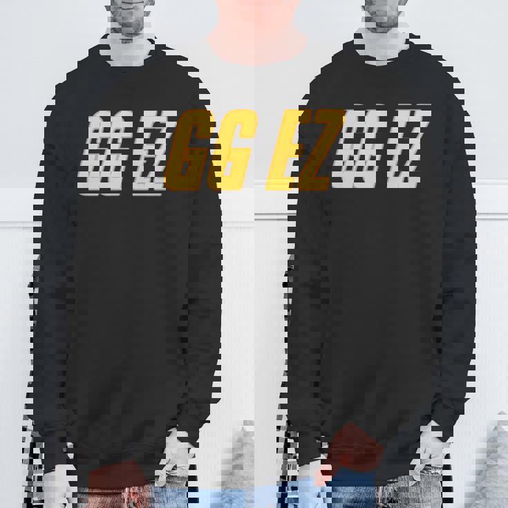 Gg Ez Ggez Good Game Easy Over Ow Fps おもしろゲーミングウォッチ Ow2 スウェットシャツ 高齢者への贈り物