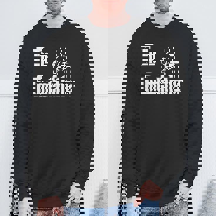 The Goodfather 父の日 ギフト グラフィック ホワイト スウェットシャツ 高齢者への贈り物