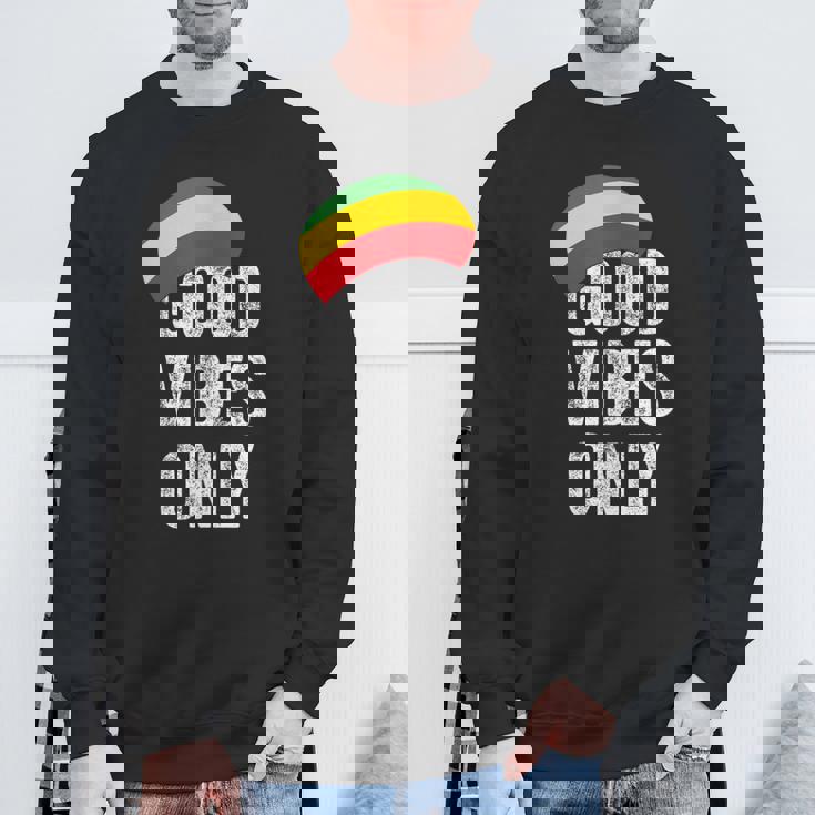 Goodibes Only レゲエ 帽子 レゲエ ラスタファリ ジャマイカ スウェットシャツ 高齢者への贈り物