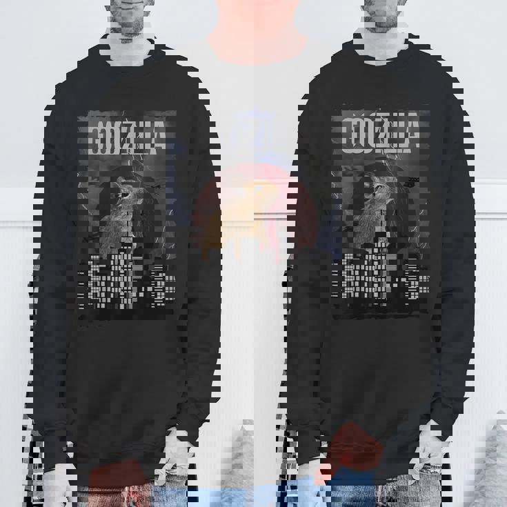 Goozilla オクトドン デグス グッズ おもしろ デグー ことわざ スウェットシャツ 高齢者への贈り物