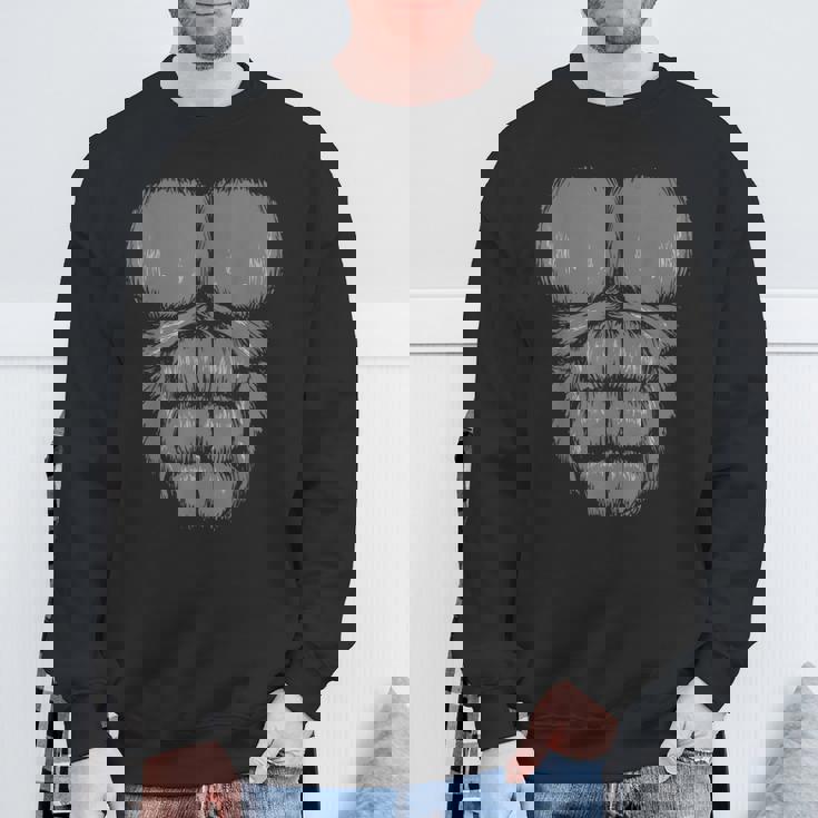 Gorilla チェスト 紙吹雪 カーニバル ファンシードレス ゴリラ スウェットシャツ 高齢者への贈り物