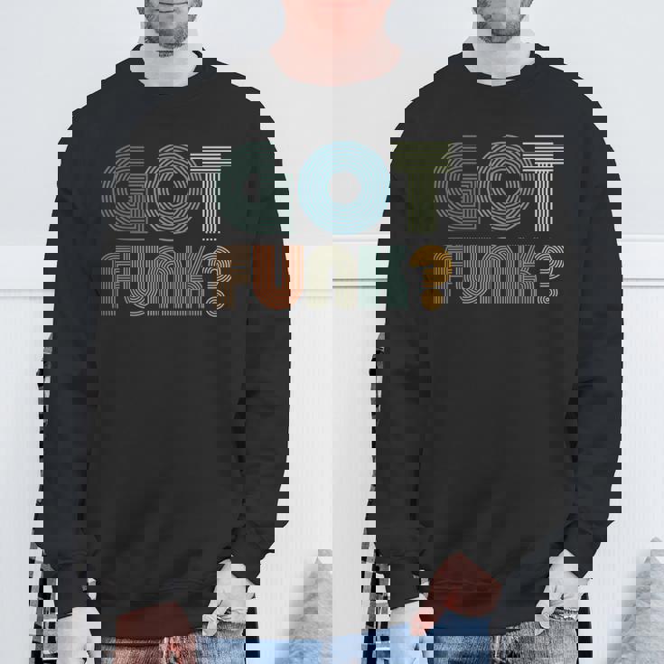 Got Funk Music レトロヴィンテージ風 70年代風 スウェットシャツ 高齢者への贈り物