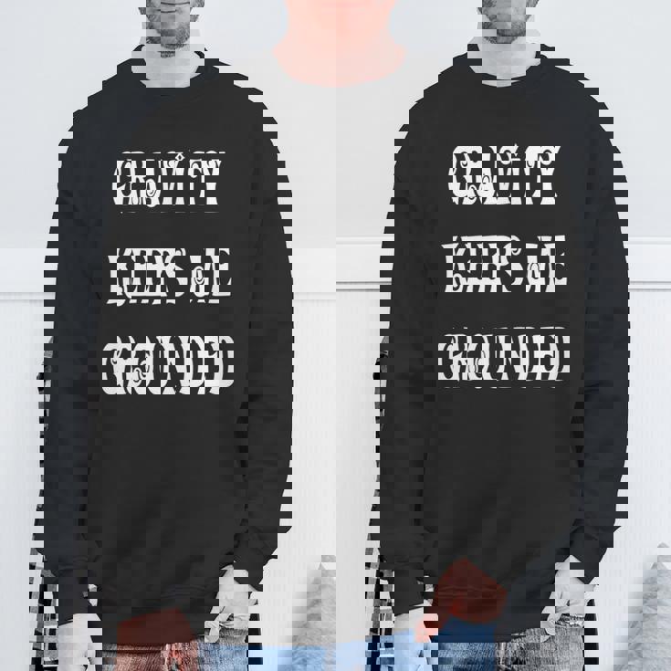 Gravity Keep Me Grounded。 長袖tシャツ スウェットシャツ 高齢者への贈り物