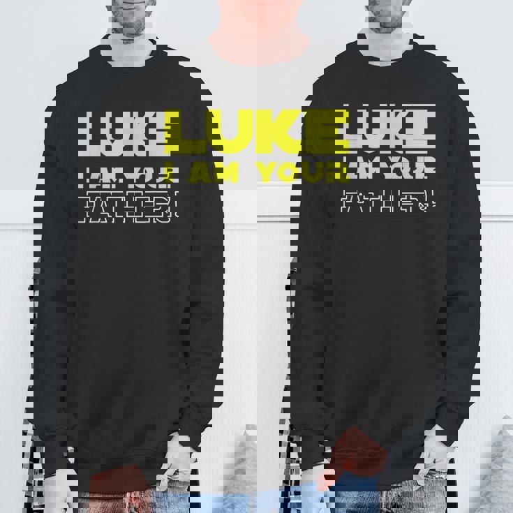 Great Fathers Day From Luke To His Father Sweatshirt Gifts for Old Men