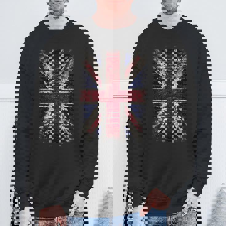 Grunge ユニオンジャック グラフィティ パンクスタイル スウェットシャツ 高齢者への贈り物