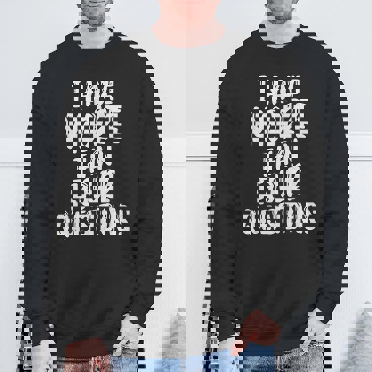 I Have More Four Questions 面白い ハッピー過越祭 キッズ スウェットシャツ 高齢者への贈り物