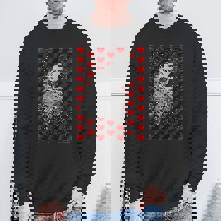 Heart Red スウェットシャツ 高齢者への贈り物