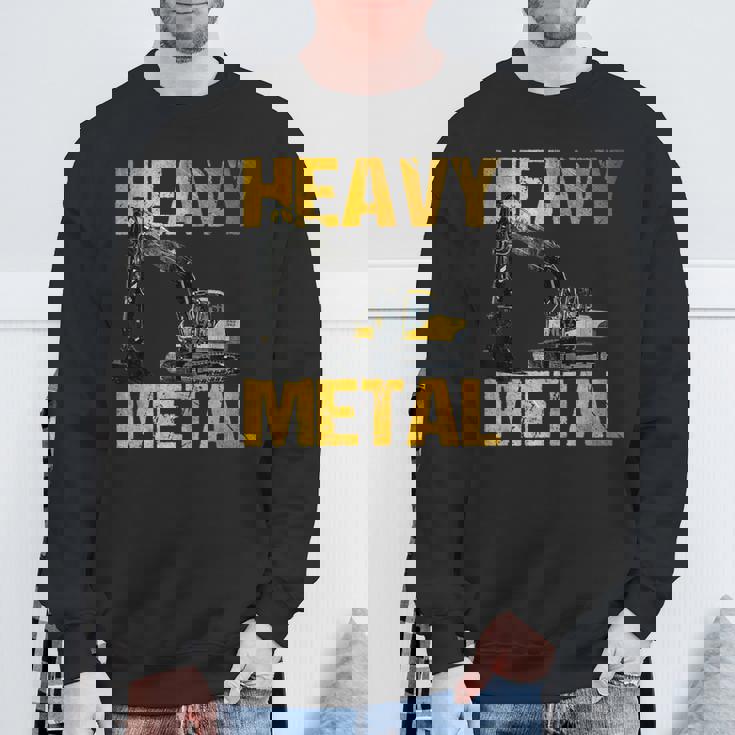 Heavy Equipment Operator Excavator Construction Backhoe スウェットシャツ 高齢者への贈り物