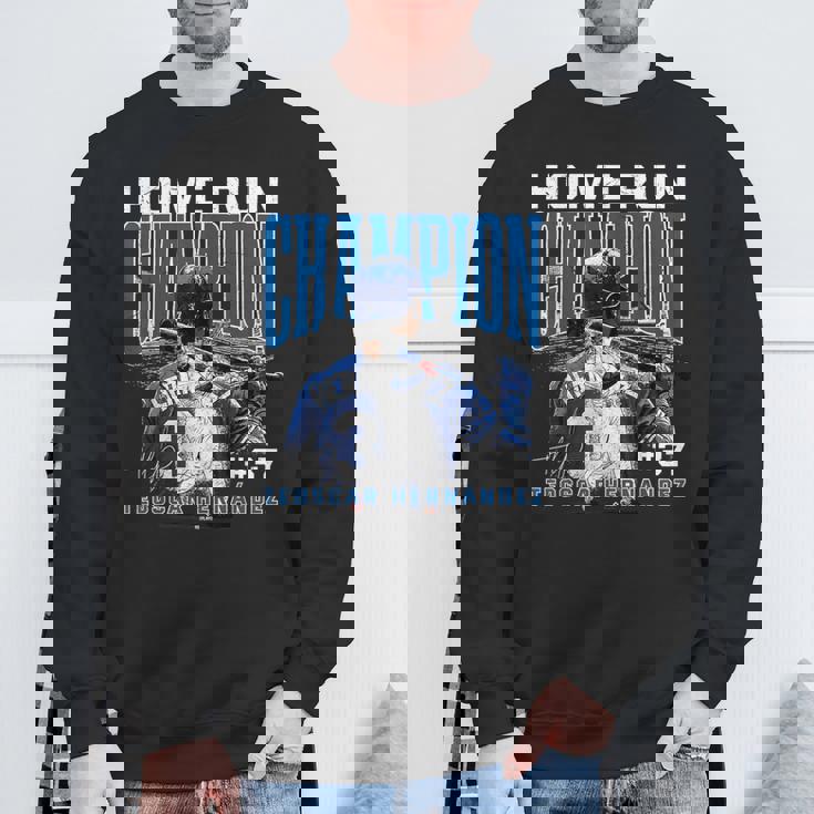 Home Run Champion Teoscar Hernandez Los Angeles Mlbpa スウェットシャツ 高齢者への贈り物