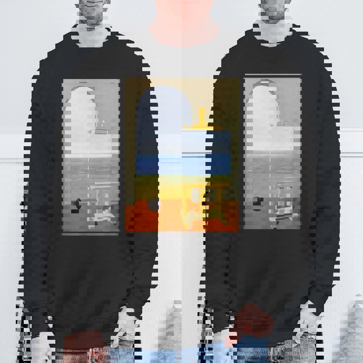 Human Condition Ii ルネ・マグリット作 シュルレアリスム スウェットシャツ 高齢者への贈り物