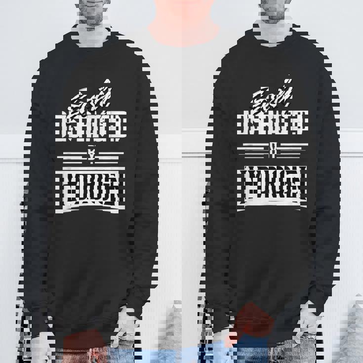 Hydrogen 再生可能エネルギー 原子燃料エレメント 水素 スウェットシャツ 高齢者への贈り物