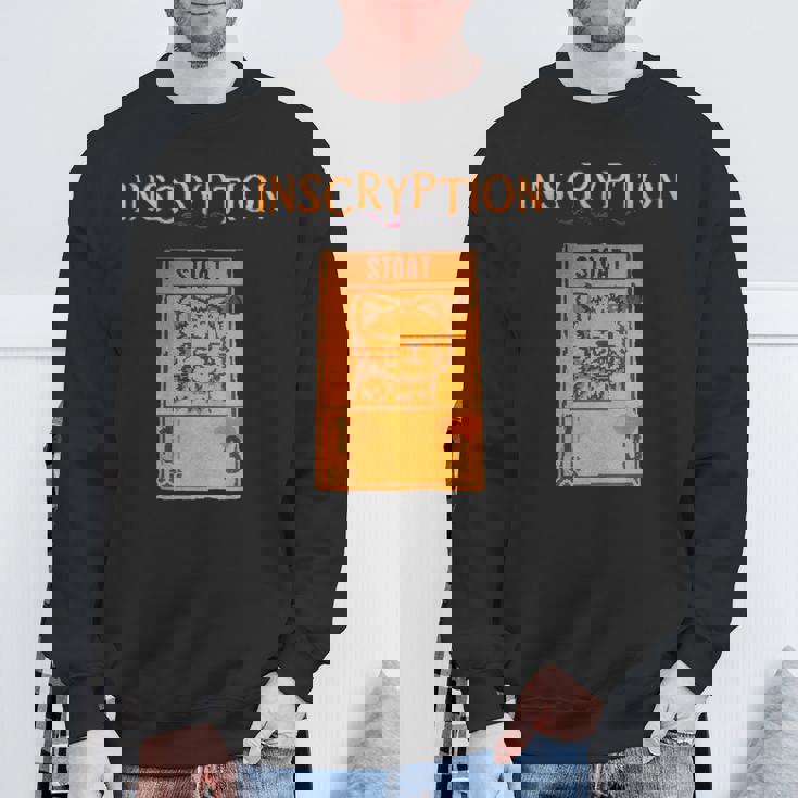 Inscryption 心理ストード カードゲーム ハロウィン 怖い スウェットシャツ 高齢者への贈り物