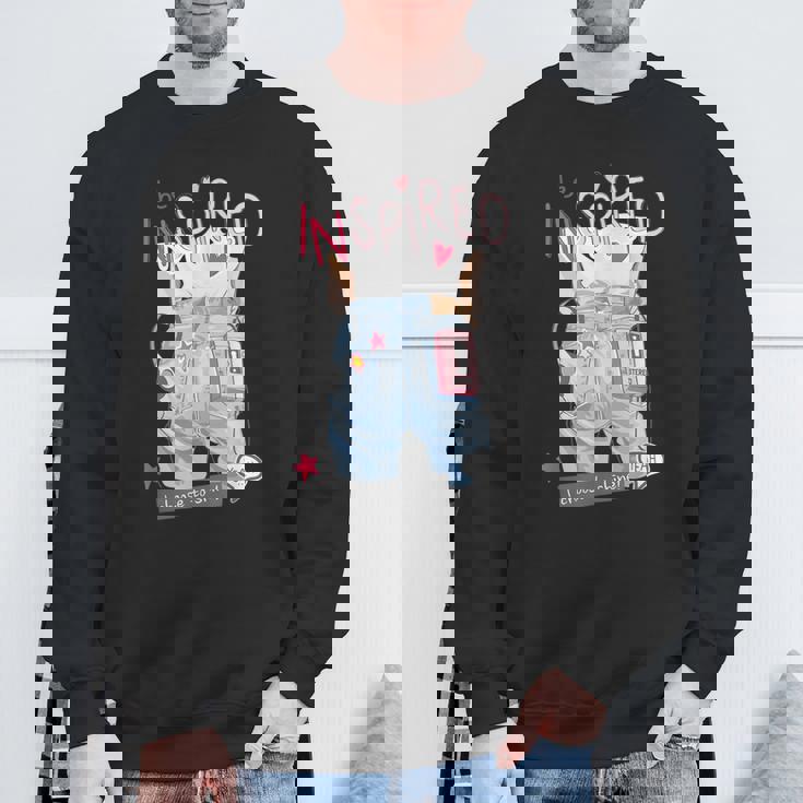 Be Inspired デニム レトロ I Choose Tohine ガールズ グラフィック スウェットシャツ 高齢者への贈り物