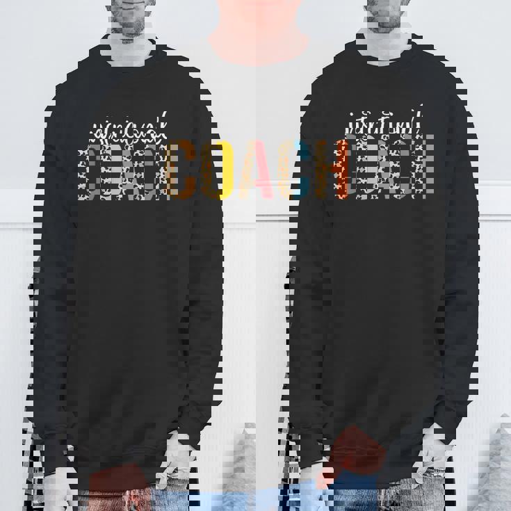 Instructional Coach ヒョウ柄 新学期 スウェットシャツ 高齢者への贈り物