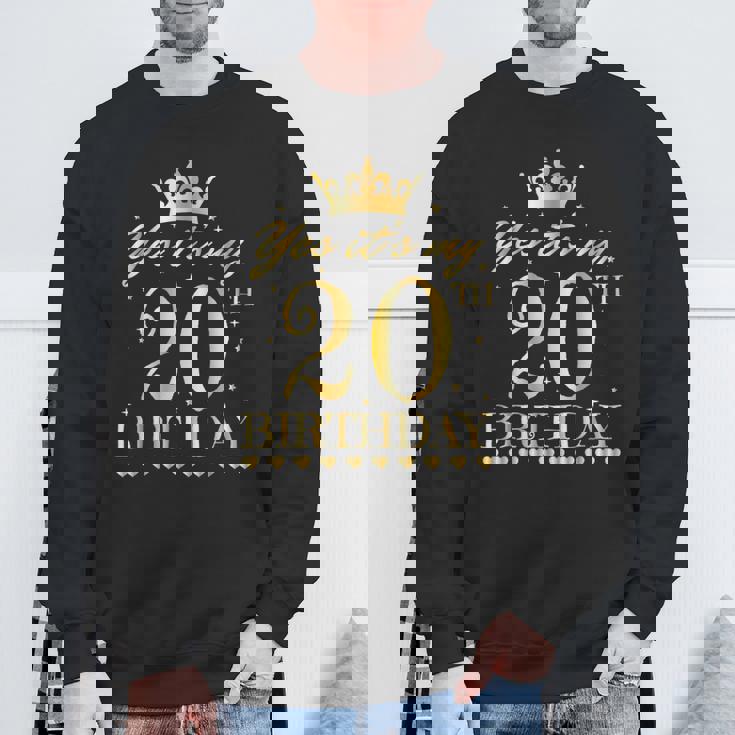 It's My 20Th Birthday Party ケーキ お祝い 楽しい20年 スウェットシャツ 高齢者への贈り物