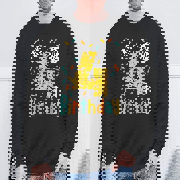 It's My 4Th Birthday ラバーダック 幼児 4歳の誕生日 スウェットシャツ 高齢者への贈り物