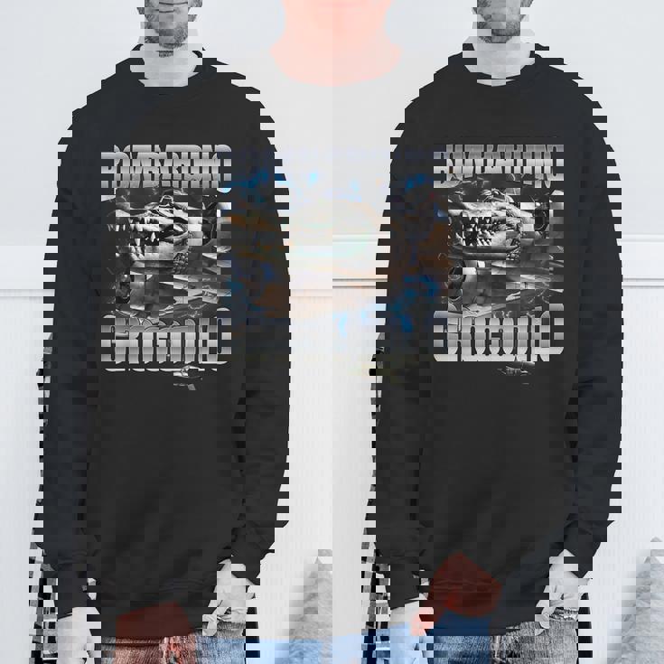 Italian Brainrot Bombardino Crocodilo スウェットシャツ 高齢者への贈り物