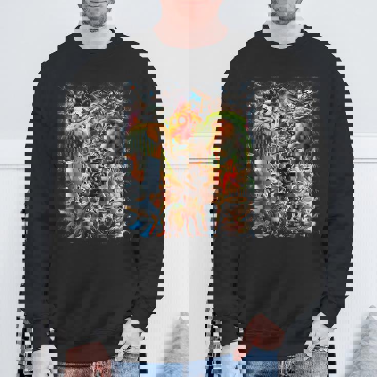 Italian Brainrot 面白い イタリアン ブレイン ロット ミーム キャラクター スウェットシャツ 高齢者への贈り物