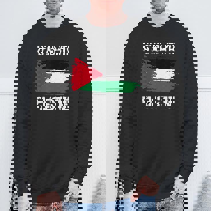 Itand With Palestine ペンダント フリーガザエルサレムモスク スウェットシャツ 高齢者への贈り物