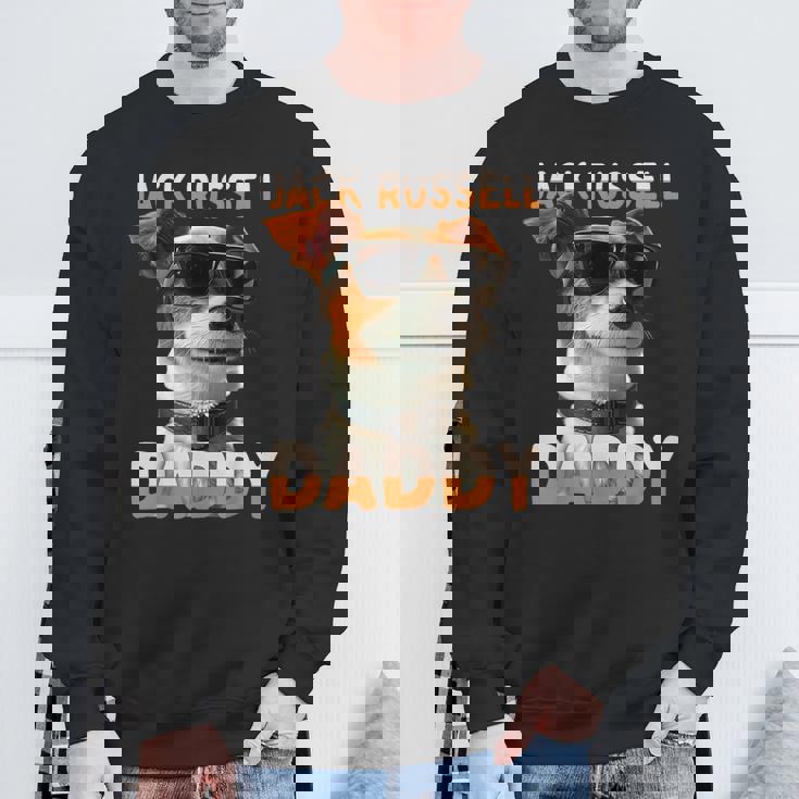 Jack Russell Daddyジャック・ラッセル・パパ・ヴァータグ・パパ・ジャック・ラッセル・テリア スウェットシャツ 高齢者への贈り物