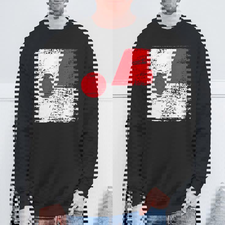 Japanese Flag Indonesiaインドネシアの遺産 インドネシアのルーツ 日本の国旗 インドネシアの国旗 スウェットシャツ 高齢者への贈り物