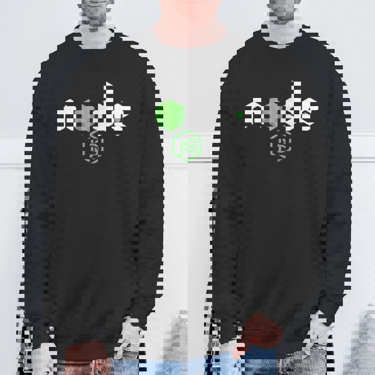 Javascript Programmer Js Node Pc Developers スウェットシャツ 高齢者への贈り物