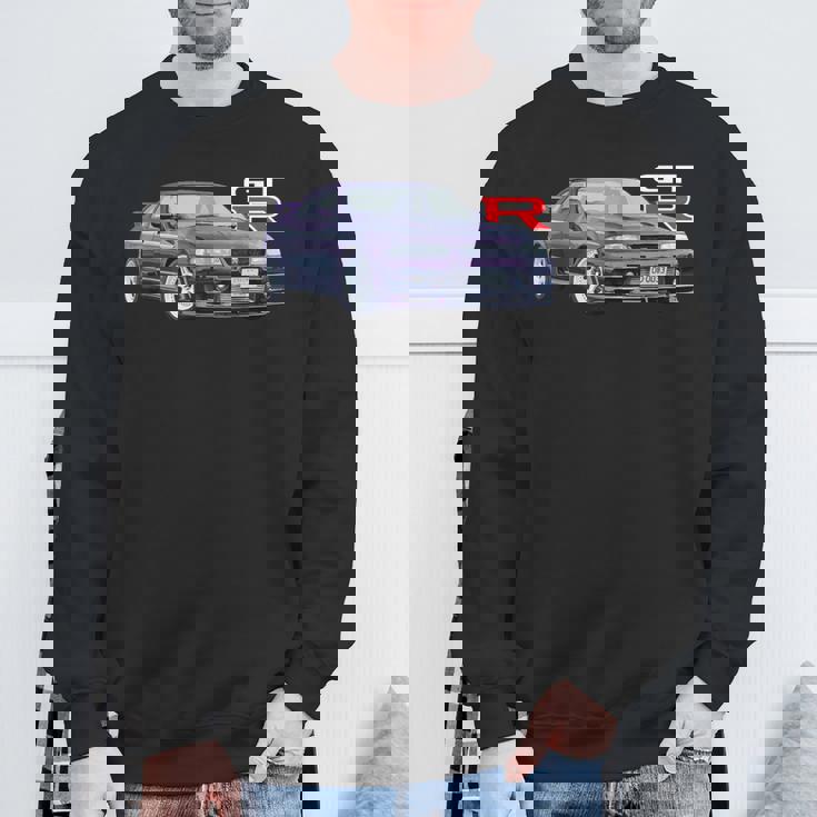 Jdm Car R33-Spec ミッドナイトトラック 400R スウェットシャツ 高齢者への贈り物