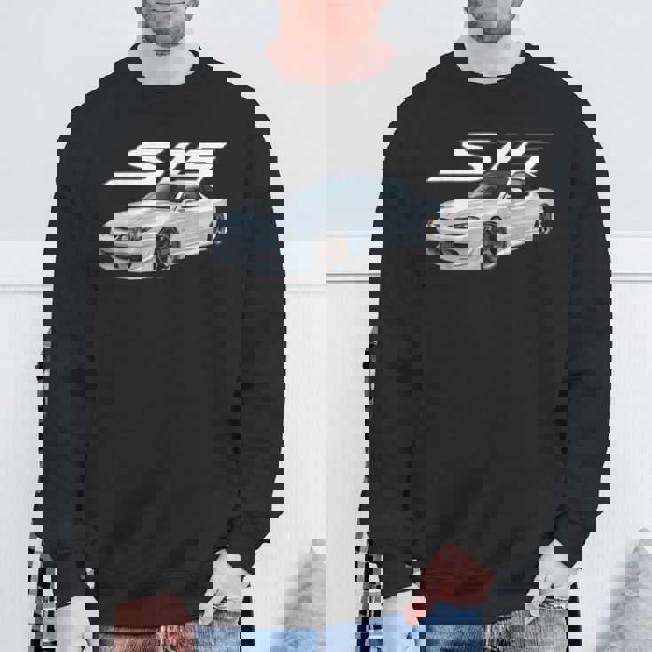 Jdm Car15ertextanced Aspen ホワイト ドリフトマシン スウェットシャツ 高齢者への贈り物