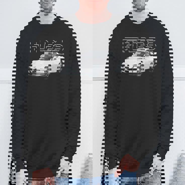 Jdm Fd ロータリーカー ホワイト スウェットシャツ 高齢者への贈り物