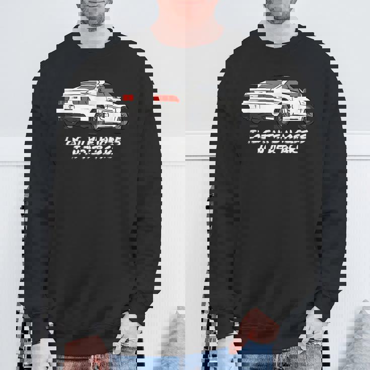 Jdm Mr2w20 おれは馬を後ろに持った スウェットシャツ 高齢者への贈り物