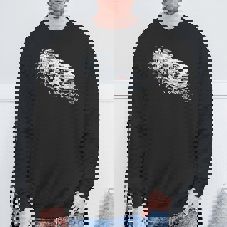 Jdm スープラ ドリフト 自動車 スポーツカー チューニング モータースポーツ スウェットシャツ 高齢者への贈り物