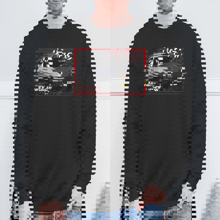 Jdm ドリフト アニメ マンガ 車 八六 スウェットシャツ 高齢者への贈り物