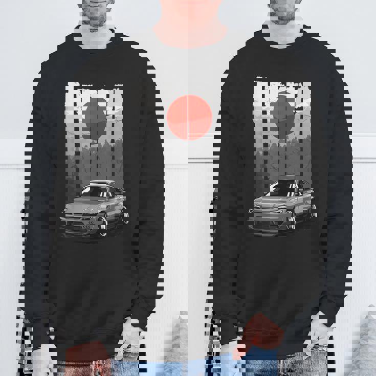 Jdm15 シルビアジャパン ドリフトカー ライジングサンチューニング スウェットシャツ 高齢者への贈り物