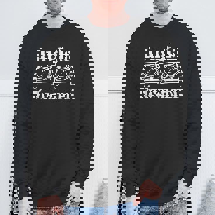 Junglist Movement ジャングルドラムとバスミュージックデザイン スウェットシャツ 高齢者への贈り物