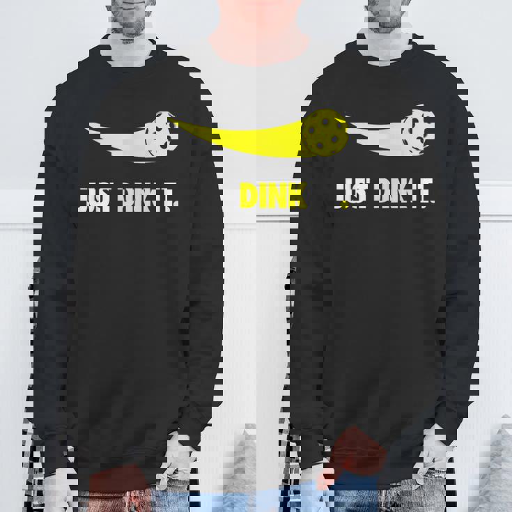 Just Dink It ピックルボールシャツ メンズ レディース キッズ スウェットシャツ 高齢者への贈り物