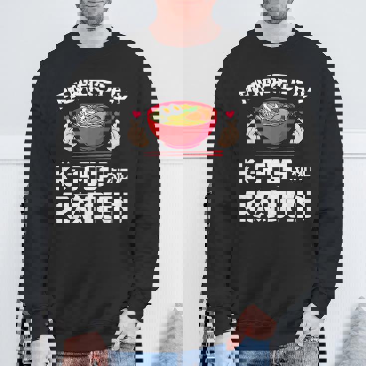 K-Pop And ラーメン 韓国 スウェットシャツ 高齢者への贈り物