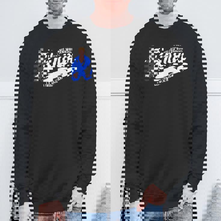 Kimura I Like Holding Hands ブラジリアン柔術 メンズ スウェットシャツ 高齢者への贈り物