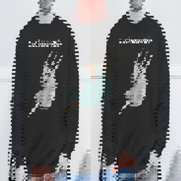 La Esmeralda バレエダンサー バレリーナ ポワント チュチュダンス スウェットシャツ 高齢者への贈り物