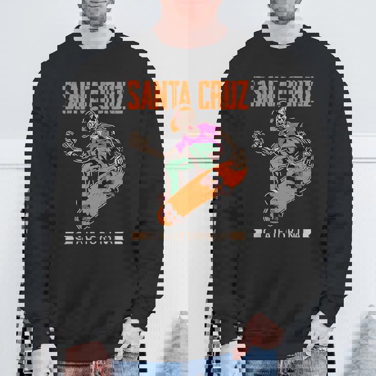 Laid Back スケルトン スケートボーダー サンタクルーズ スウェットシャツ 高齢者への贈り物