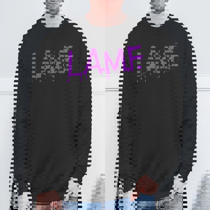 LAMF ラムパンクロックレトロデビーファンタイムサマーキャンプ スウェットシャツ 高齢者への贈り物